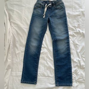 Gap Pull On Jeans with Elastic Waist.  Distressed. Boys size XL (12) Like New